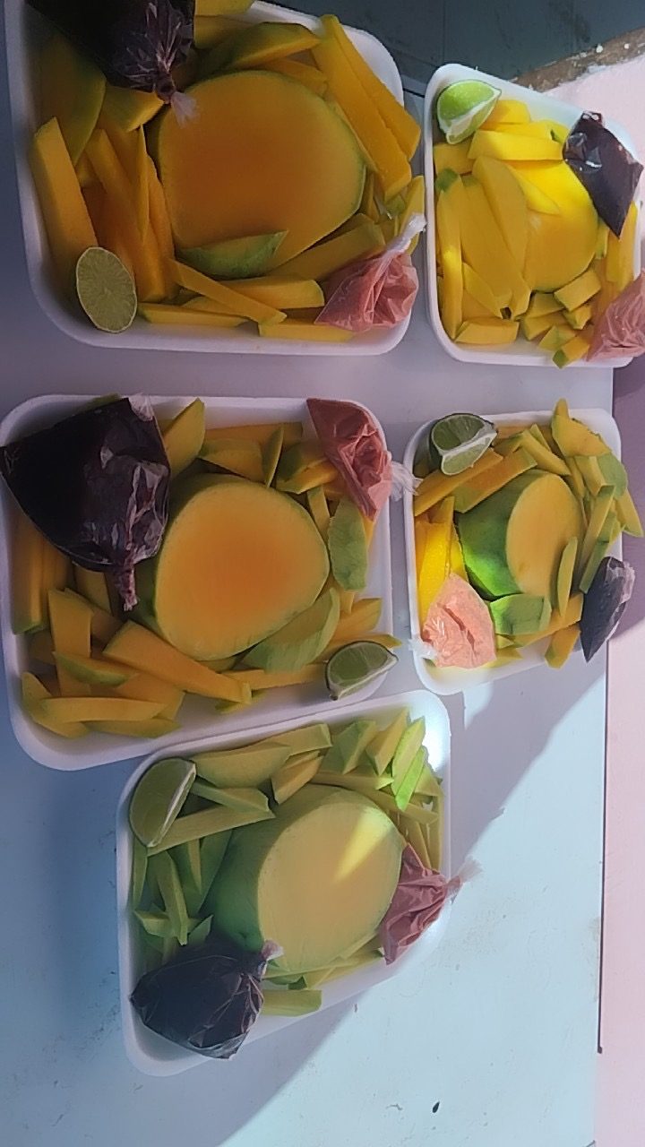 Producto fresco en caja